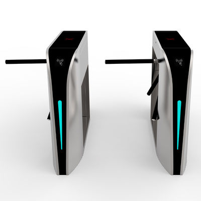 60W আউটডোর স্টেইনলেস স্টীল RFID ট্রাইপড টার্নস্টাইল সেমি অটোমেটিক