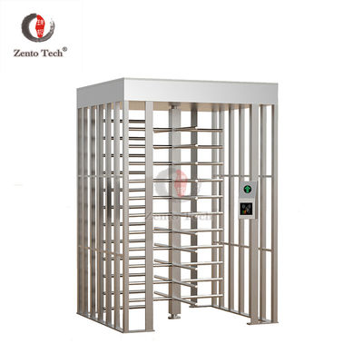 AC 220V পথচারী টার্নস্টাইল গেট সম্পূর্ণ উচ্চতা 1450*1500*2300mm