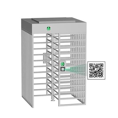 QR কোড রিডার সহ RS485 অ্যাক্সেস নিয়ন্ত্রণ সম্পূর্ণ উচ্চতা টার্নস্টাইল গেট