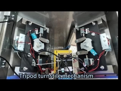 প্যাসেজ প্রস্থ 550mm RS485 পথচারী নিরাপত্তা টার্নস্টাইল গেট AC220V 50HZ