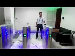 অ্যান্টি ক্লিপিং ফ্ল্যাপ ব্যারিয়ার টার্নস্টাইল গেট এন্ট্রান্স 40 ব্যক্তি/মিনিট