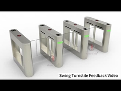 অ্যাক্সেস কন্ট্রোল সিস্টেম সুইং গেট টার্নস্টাইল মুখের স্বীকৃতি টার্নস্টাইল গেট