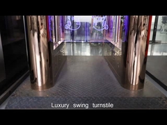 304SS পথচারী সুইং টার্নস্টাইল গেট পাসওয়ার্ড প্রস্থ 550mm
