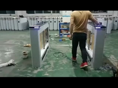 বাইরের ট্রাফিক কাউন্টার 220 ভোল্ট সুইং টার্নস্টাইল গেট বায়োমেট্রিক প্রমাণীকরণ