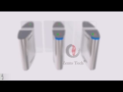 SS304 ফেস রিকগনিশন স্লাইডিং গেট টার্নস্টাইল প্যাসেজ প্রস্থ 550 মিমি