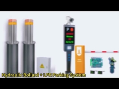 ফাইবার ড্রয়িং ফিনিশ K6 হাইড্রোলিক রিট্র্যাক্টেবল রোড বোলার্ডস 220V/380V