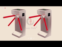 304 স্টেইনলেস স্টিল অ্যাক্সেস কন্ট্রোল থ্রি আর্ম টার্নস্টাইল গেট 0.2s/ব্যক্তি