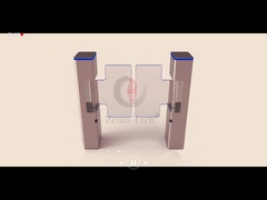 RS485/TCP/IP সহ স্টেইনলেস স্টীল সুইং বাধা টার্নস্টাইল